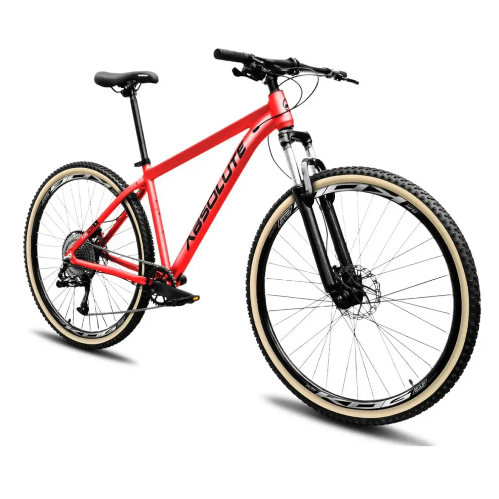 bicicleta Absolute Nero aro 29 com quadro leve e freio a disco indicada para quem busca conforto e estabilidade