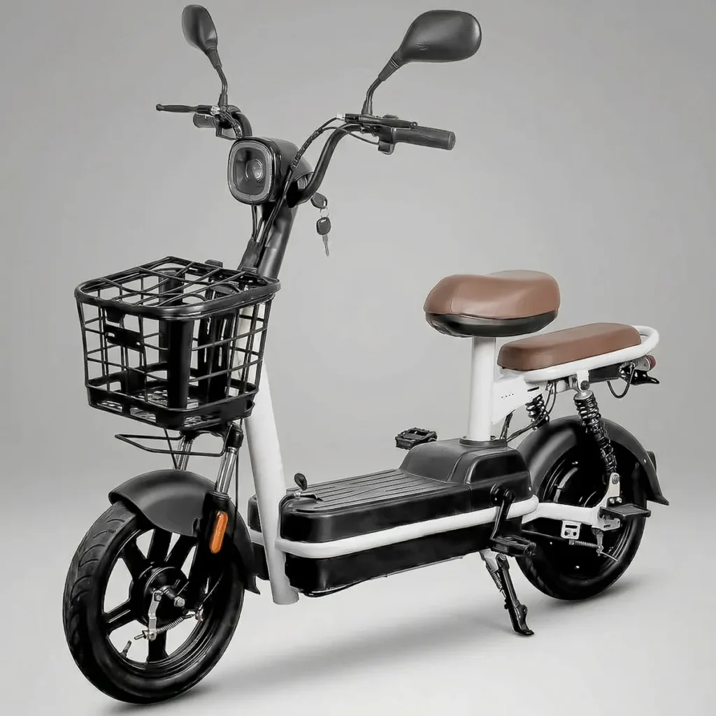 “Bicicleta elétrica Ecobike 500W 48V com pedal assistido”