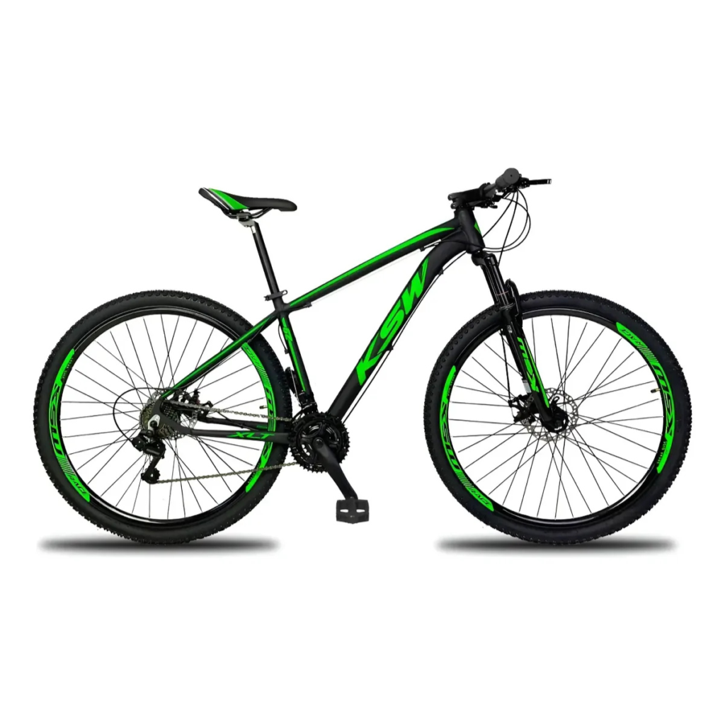 bike aro 29 KSW XLT 200 com 24 velocidades e ótimo custo benefício para iniciantes e uso diário