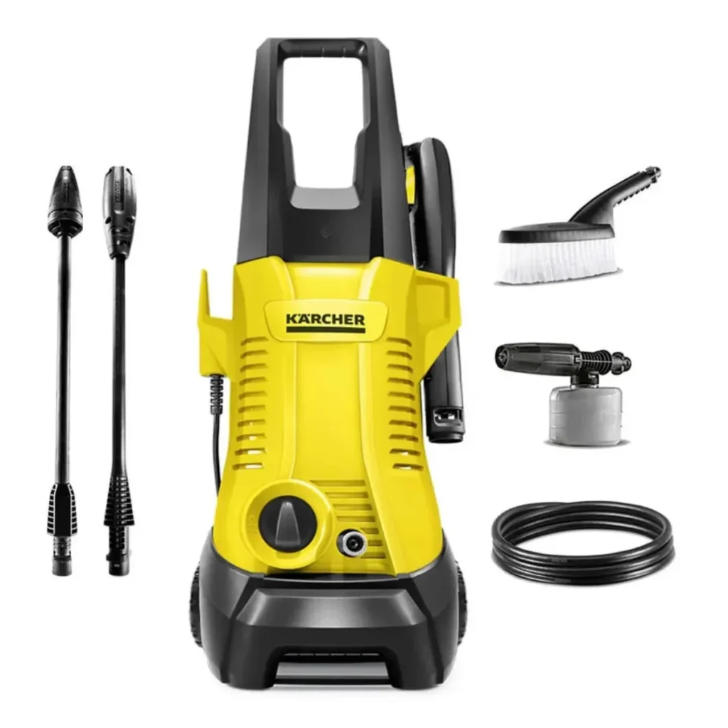 Lavadora de alta pressão Kärcher K2 Plus Car 1740 PSI com canhão de espuma e lança turbo