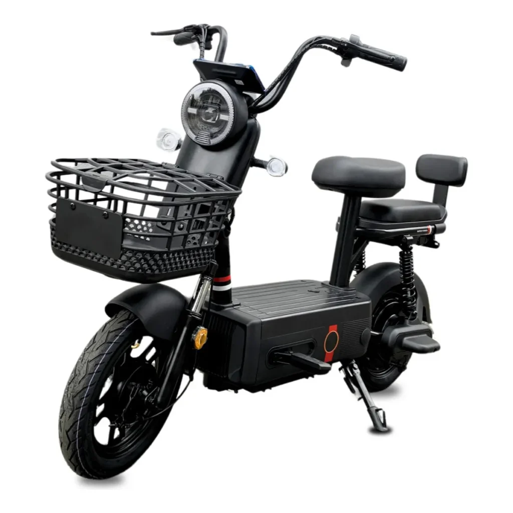 Bicicleta Elétrica Nado C2 1000W com bateria removível e excelente autonomia para uso urbano e trajetos longos.