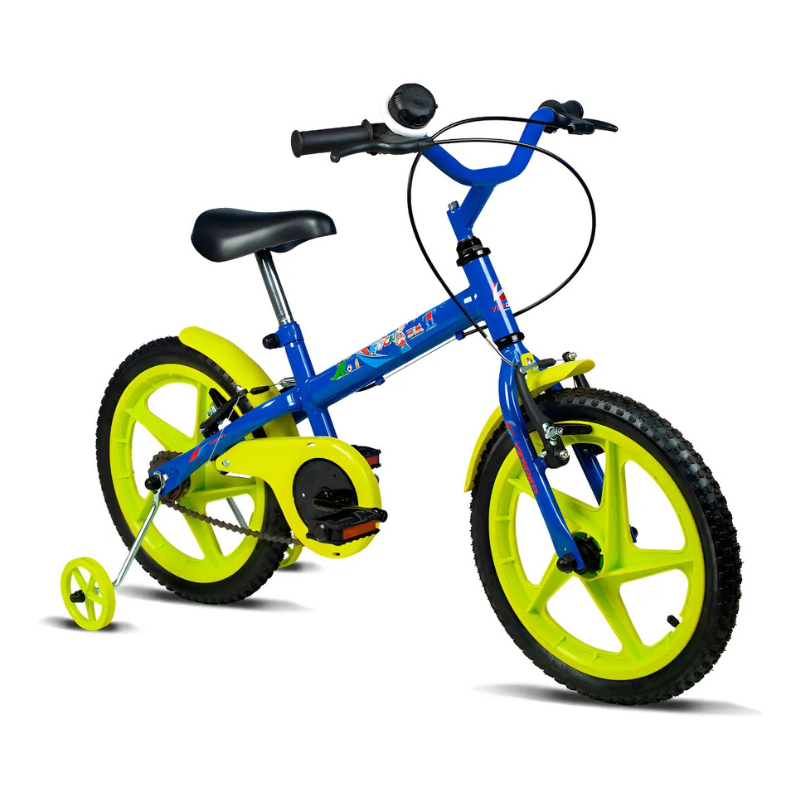 Bicicleta infantil Verden Rock aro 16 com rodinhas laterais