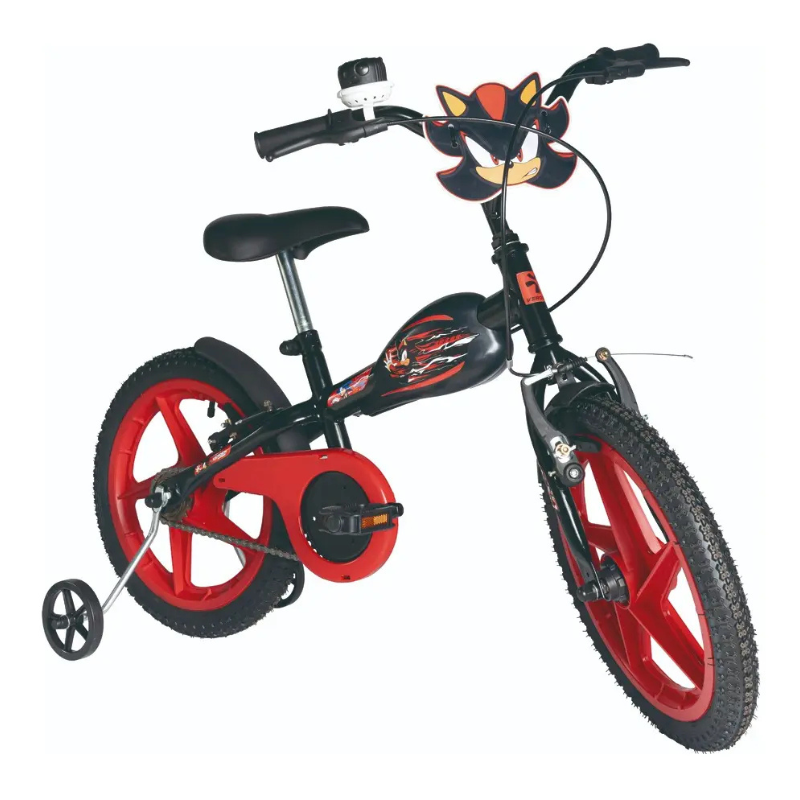 Bicicleta infantil Verden Sonic Shadow aro 16 preta