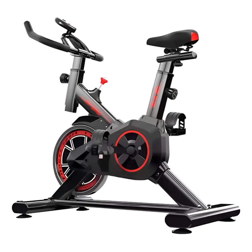 Bicicleta Spinning Venda e Cia XHJSCRB8009 indicada para treinos intensos em casa.