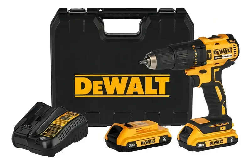 Furadeira e parafusadeira DEWALT DCD7781D2 20V com 2 baterias e maleta