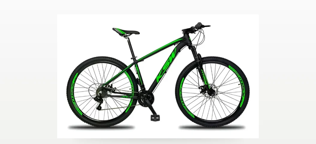 Bicicleta KSW aro 29 em destaque para comparação de modelos