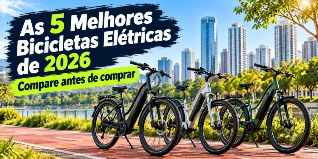 As 5 melhores bicicletas elétricas de 2026: compare antes de comprar
