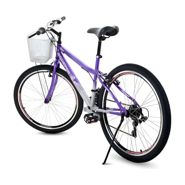 Bicicleta Houston Velora aro 26 feminina com cesto e 21 marchas