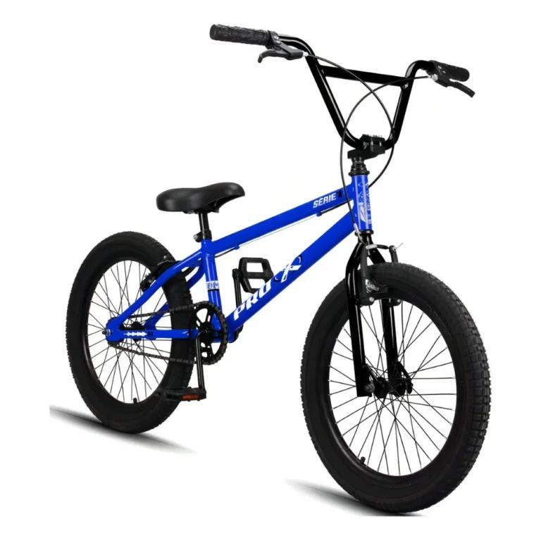 Bicicleta BMX aro 20 Pro-X Série 1 azul-escuro com quadro de aço