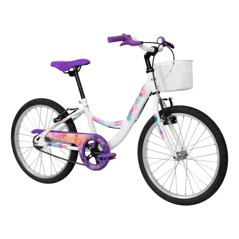 Bicicleta Caloi Ceci aro 20 branca de passeio para meninas