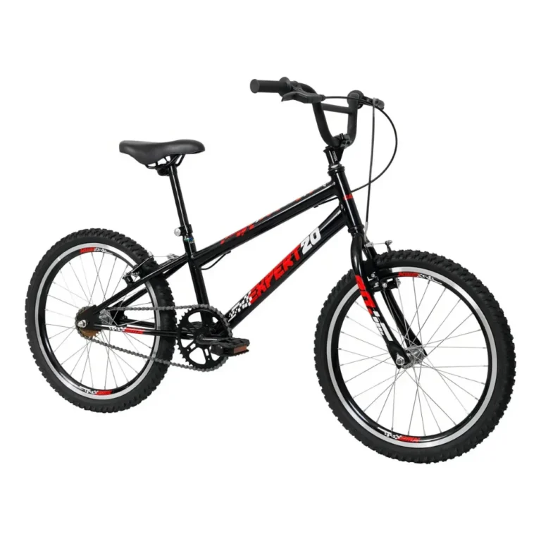 Bicicleta Caloi Expert aro 20 preta tipo BMX