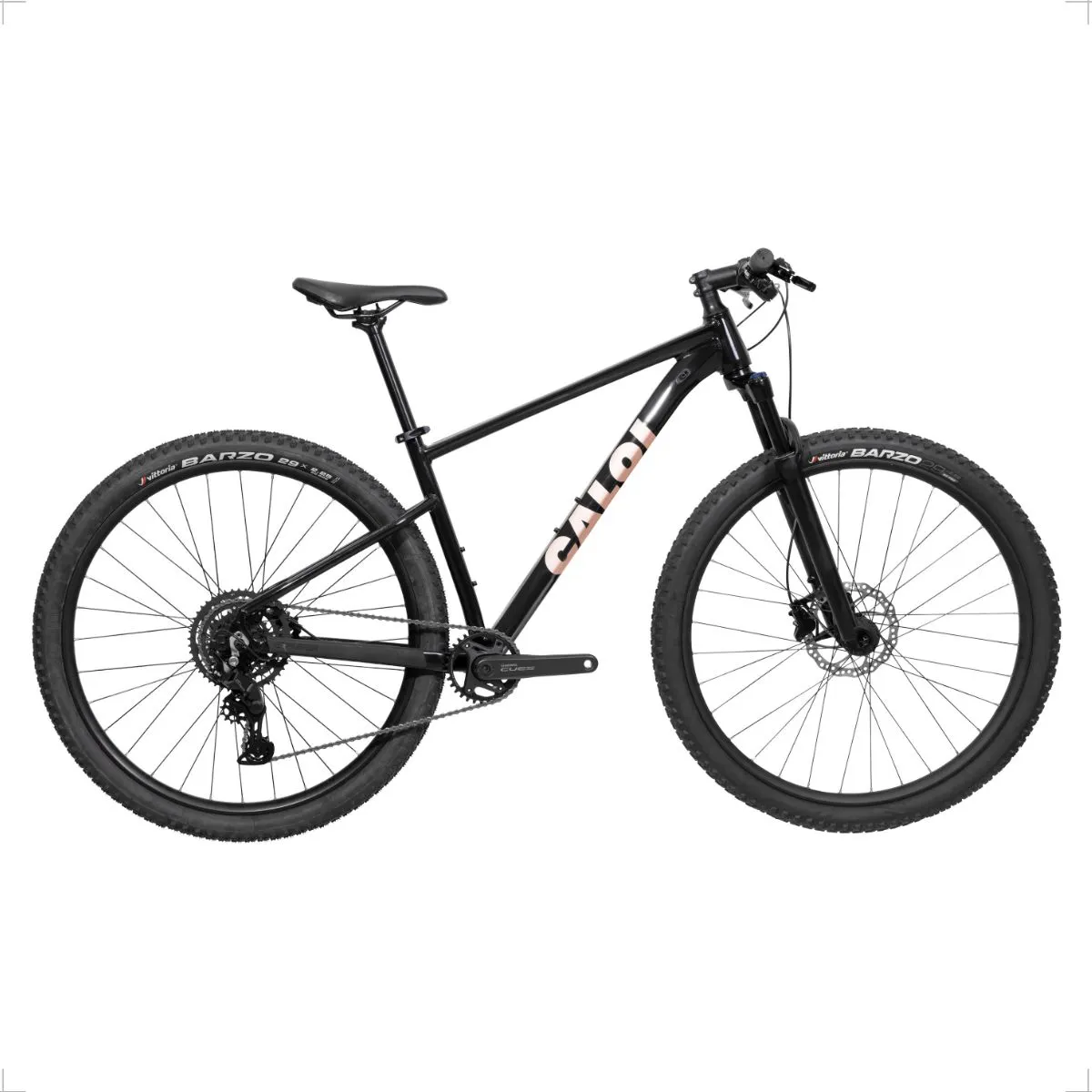Bicicleta Caloi Explorer Sport aro 29 1x9 Shimano Cues, cor preto e rosé