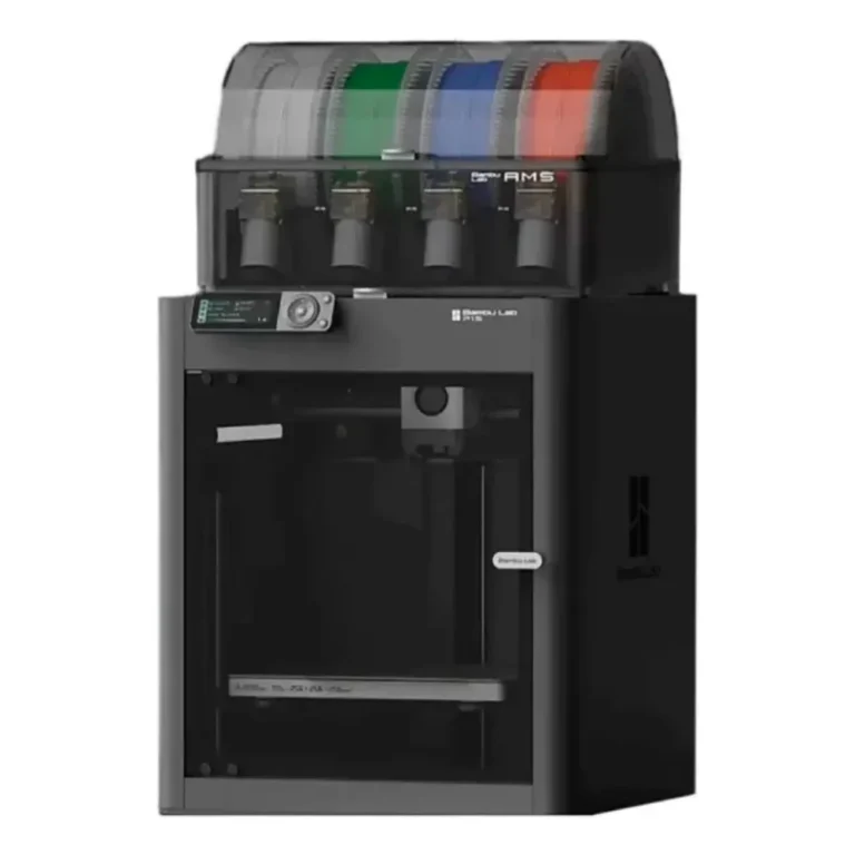 Impressora 3D Bambu Lab P1S Combo fechada com AMS