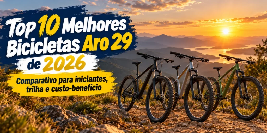 Top 10 melhores bicicletas aro 29 de 2026: comparativo para iniciantes, trilha e custo-benefício