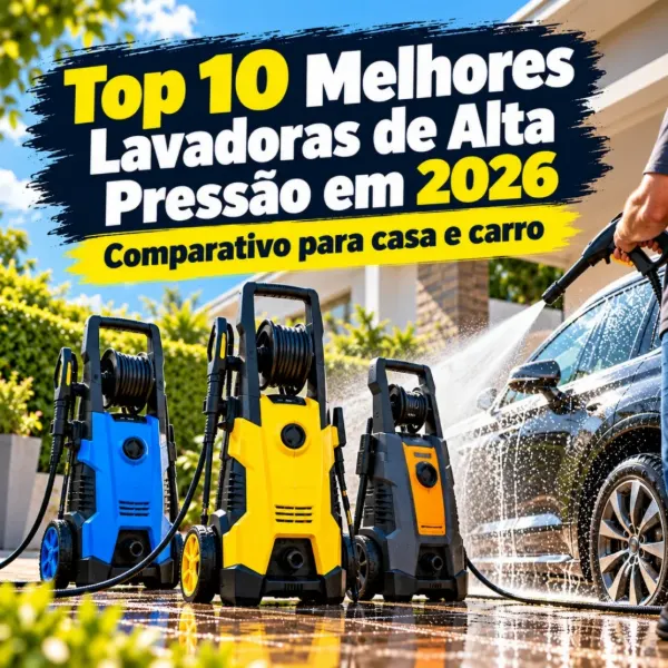 Top 10 melhores lavadoras de alta pressão em 2026: comparativo para casa e carro